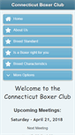 Mobile Screenshot of ctboxerclub.com